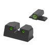 HVS SIG SAUER NIGHT SIGHT SETS - MEPROLIGHT HVS SET SIG P226, GREEN OUTLINE FRONT