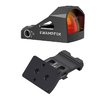 LIBERTY MICRO REFLEX SIGHT - SWAMPFOX OPTICS REBEL 45 OFFSET DOT SIGHT MOUNT & LIBERTY RED DOT BLACK